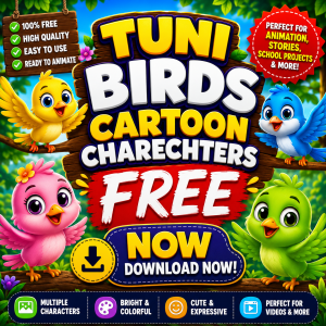 Tuni birds cartoon charechter free